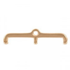 Cymbal ™ DQ metal ending Skafi III for 11/0 beads - Rose gold